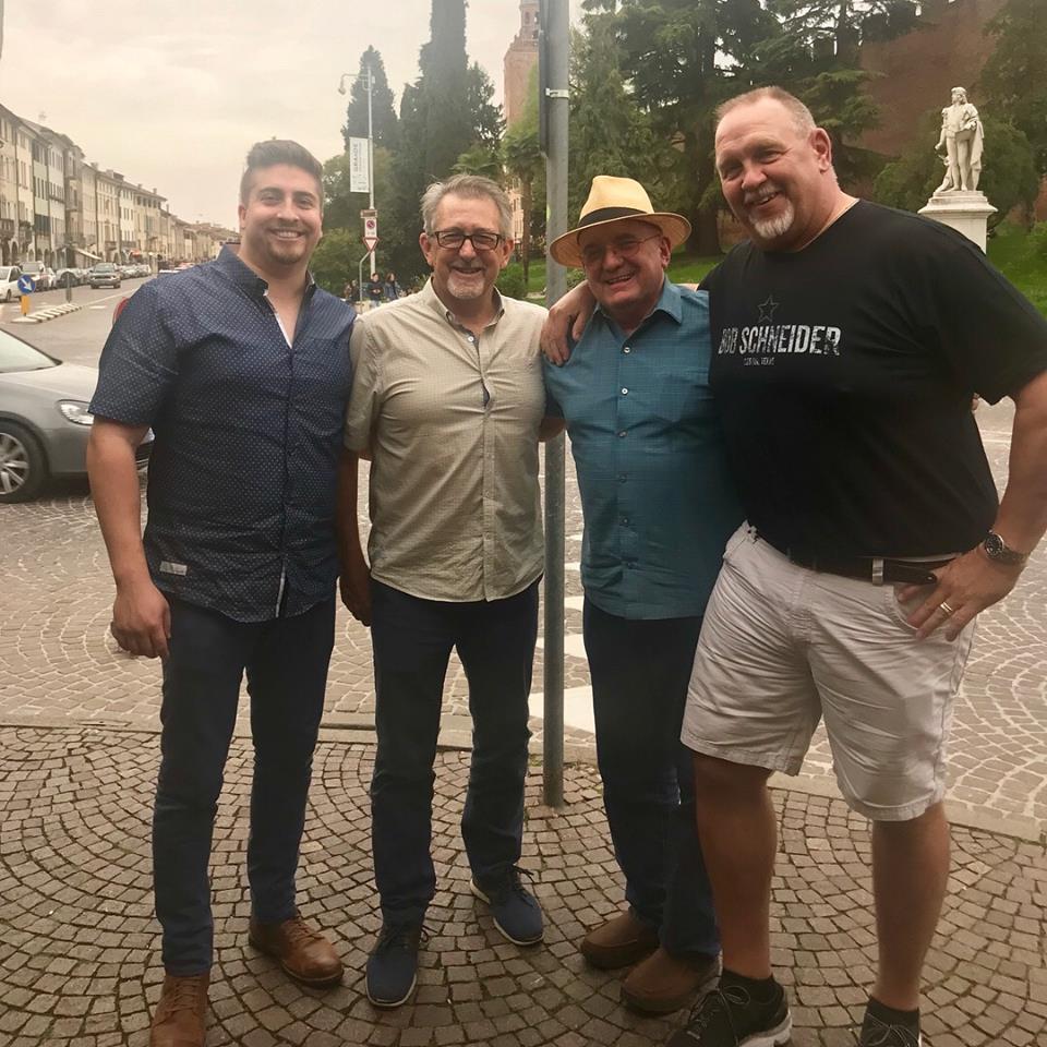 James LaRue and Patrick Mobley in Italy